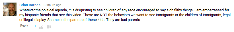DeportRacism YouTube comment14